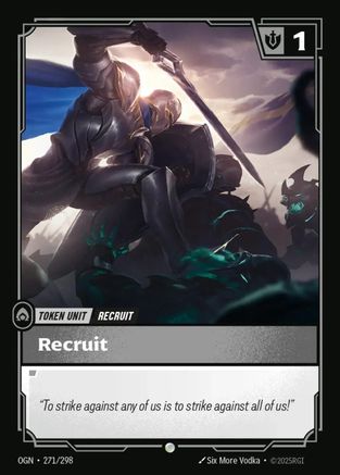 Recruit (271) // Buff (271/298) [Origins] - Deck Out Gaming
