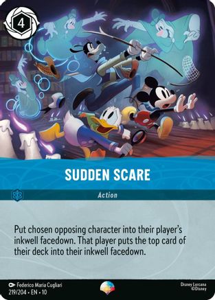 Sudden Scare (Epic) (219/204) [Whispers in the Well] Holofoil - Deck Out Gaming