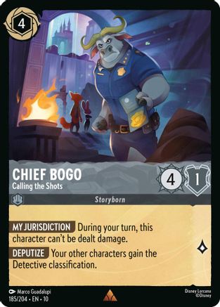 Chief Bogo - Calling the Shots (185/204) [Whispers in the Well] - Deck Out Gaming