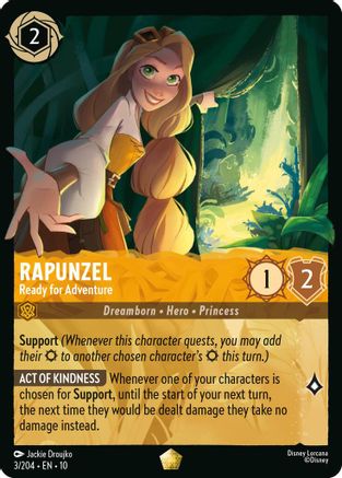 Rapunzel - Ready for Adventure (3/204) [Whispers in the Well] - Deck Out Gaming