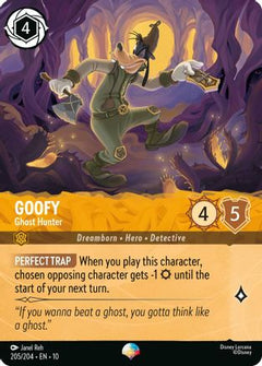 Goofy - Ghost Hunter (Epic) (205/204) [Whispers in the Well] Holofoil - Deck Out Gaming