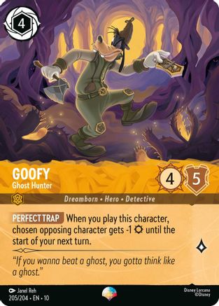 Goofy - Ghost Hunter (Epic) (205/204) [Whispers in the Well] Holofoil - Deck Out Gaming