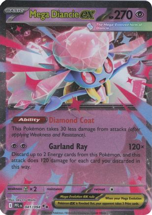 Mega Diancie ex (41) [ME02: Phantasmal Flames] Holofoil - Deck Out Gaming