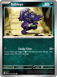 Sableye (59) [ME02: Phantasmal Flames] Reverse Holofoil - Deck Out Gaming