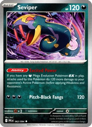 Seviper (62) [ME02: Phantasmal Flames] - Deck Out Gaming