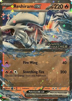 Reshiram ex (Journey Together Stamped) (30) [Miscellaneous Cards & Products] Holofoil - Deck Out Gaming