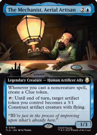 The Mechanist, Aerial Artisan (Extended Art) (369) [Avatar: The Last Airbender] foil