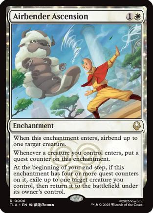 Airbender Ascension (6) [Avatar: The Last Airbender] foil - Deck Out Gaming