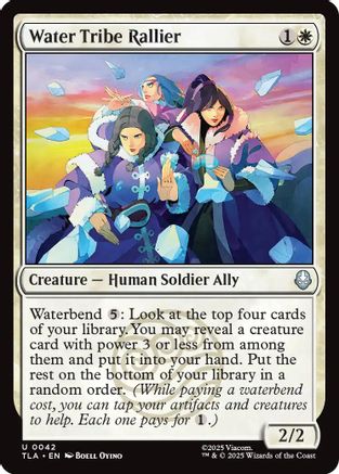 Water Tribe Rallier (42) [Avatar: The Last Airbender] foil - Deck Out Gaming