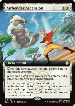 Airbender Ascension (Extended Art) (364) [Avatar: The Last Airbender] foil - Deck Out Gaming