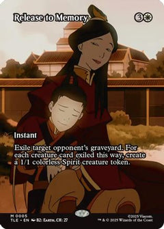 Release to Memory (Borderless) (5) [Avatar: The Last Airbender: Eternal-Legal] foil - Deck Out Gaming