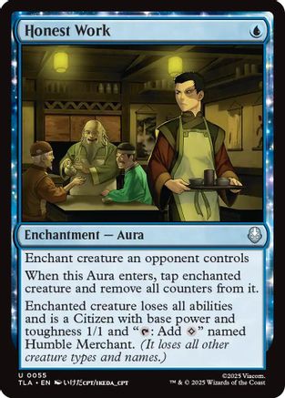 Honest Work (55) [Avatar: The Last Airbender] - Deck Out Gaming