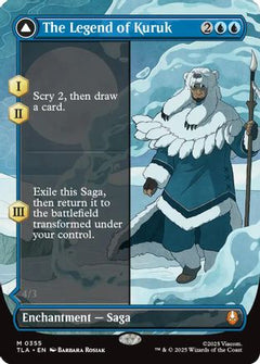 The Legend of Kuruk (Borderless) (355) [Avatar: The Last Airbender] foil - Deck Out Gaming