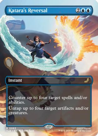 Katara's Reversal (Borderless) (63) [Avatar: The Last Airbender: Eternal-Legal] - Deck Out Gaming