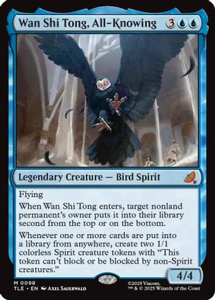 Wan Shi Tong, All-Knowing (98) [Avatar: The Last Airbender: Eternal-Legal] - Deck Out Gaming