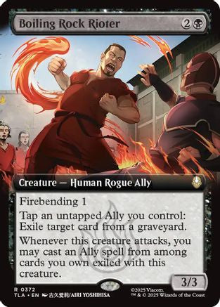 Boiling Rock Rioter (Extended Art) (372) [Avatar: The Last Airbender] foil