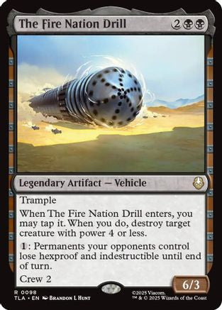 The Fire Nation Drill (98) [Avatar: The Last Airbender] foil - Deck Out Gaming