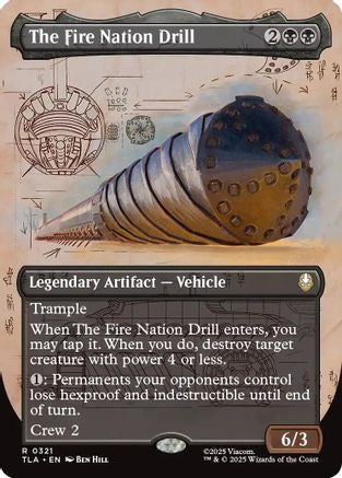 The Fire Nation Drill (Borderless) (321) [Avatar: The Last Airbender] - Deck Out Gaming