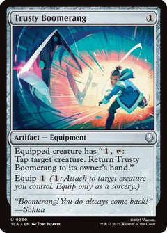 Trusty Boomerang (260) [Avatar: The Last Airbender] foil - Deck Out Gaming