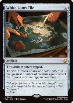 White Lotus Tile (262) [Avatar: The Last Airbender] foil - Deck Out Gaming