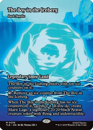 The Boy in the Iceberg - Dark Depths (56) [Avatar: The Last Airbender: Eternal-Legal] foil - Deck Out Gaming