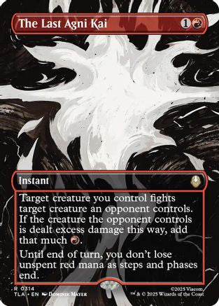 The Last Agni Kai (Borderless) (314) [Avatar: The Last Airbender] foil - Deck Out Gaming