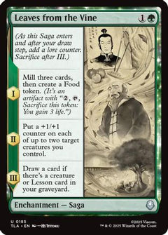 Leaves from the Vine (185) [Avatar: The Last Airbender] foil - Deck Out Gaming
