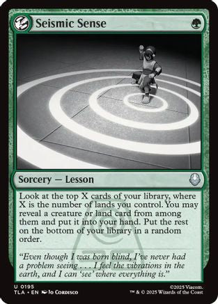 Seismic Sense (195) [Avatar: The Last Airbender] - Deck Out Gaming