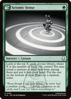 Seismic Sense (195) [Avatar: The Last Airbender] - Deck Out Gaming