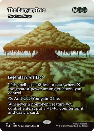 The Banyan Tree - The Great Henge (Borderless) (41) [Avatar: The Last Airbender: Eternal-Legal] foil - Deck Out Gaming