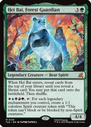 Hei Bai, Forest Guardian (139) [Avatar: The Last Airbender: Eternal-Legal] foil - Deck Out Gaming