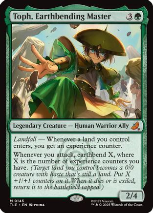 Toph, Earthbending Master (145) [Avatar: The Last Airbender: Eternal-Legal] foil - Deck Out Gaming