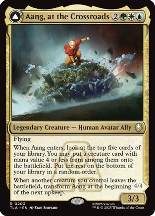 Aang, at the Crossroads (203) [Avatar: The Last Airbender] - Deck Out Gaming