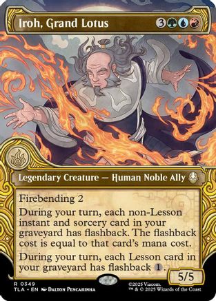 Iroh, Grand Lotus (Showcase) (349) [Avatar: The Last Airbender] - Deck Out Gaming