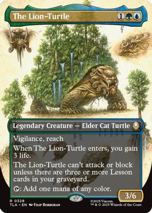 The Lion-Turtle (Borderless) (328) [Avatar: The Last Airbender] - Deck Out Gaming