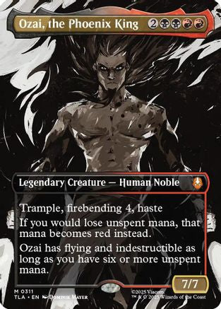 Ozai, the Phoenix King (0311) (Borderless) (311) [Avatar: The Last Airbender] - Deck Out Gaming