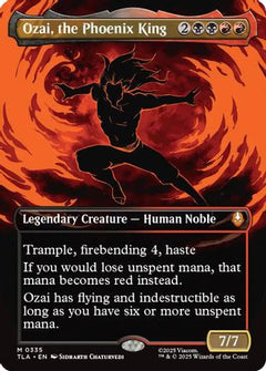 Ozai, the Phoenix King (0335) (Borderless) (335) [Avatar: The Last Airbender] foil - Deck Out Gaming
