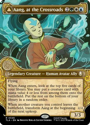 Aang, at the Crossroads (Showcase) (346) [Avatar: The Last Airbender] foil - Deck Out Gaming