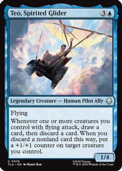 Teo, Spirited Glider (74) [Avatar: The Last Airbender] - Deck Out Gaming