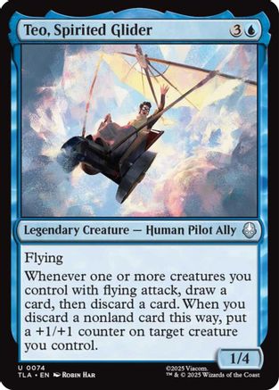 Teo, Spirited Glider (74) [Avatar: The Last Airbender] - Deck Out Gaming
