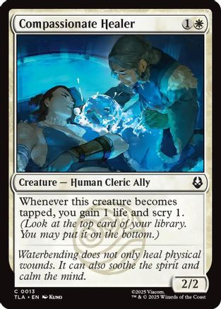 Compassionate Healer (13) [Avatar: The Last Airbender] foil - Deck Out Gaming