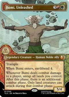 Bumi, Unleashed (Showcase) (348) [Avatar: The Last Airbender] foil - Deck Out Gaming