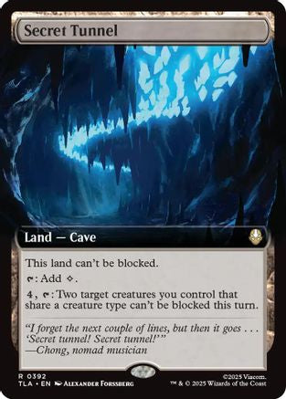 Secret Tunnel (Extended Art) (392) [Avatar: The Last Airbender] - Deck Out Gaming