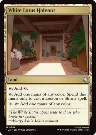 White Lotus Hideout (281) [Avatar: The Last Airbender] foil - Deck Out Gaming