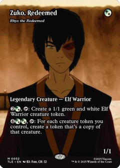 Zuko, Redeemed - Rhys the Redeemed (Borderless) (52) [Avatar: The Last Airbender: Eternal-Legal] foil - Deck Out Gaming