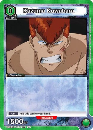 Kazuma Kuwabara (040) (Box Topper Foil) (UE13BT/YYH-1-040) [UE13BT: Yu Yu Hakusho: Ghost Files] Foil - Deck Out Gaming