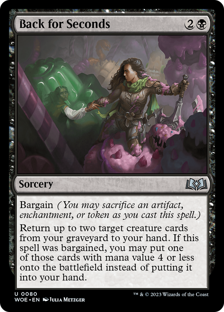 Back for Seconds (80) [Wilds of Eldraine] foil - Deck Out Gaming