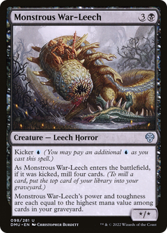 Monstrous War-Leech (98) [Dominaria United] foil - Deck Out Gaming