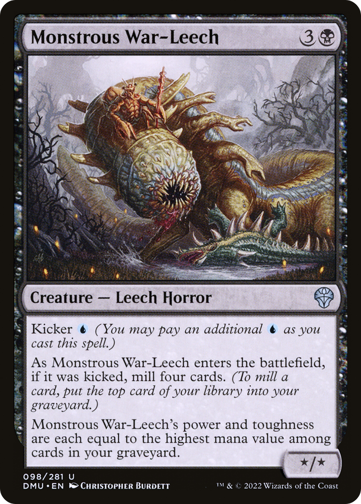 Monstrous War-Leech (98) [Dominaria United] foil - Deck Out Gaming