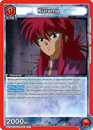 Kurama (003) (UE13BT/YYH-P-003) [UE13BT: Yu Yu Hakusho: Ghost Files] Foil - Deck Out Gaming